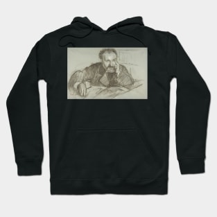 Edmond Duranty by Edgar Degas Hoodie